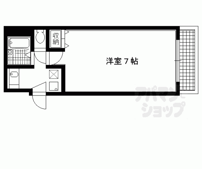【ベルシェ御所東】間取