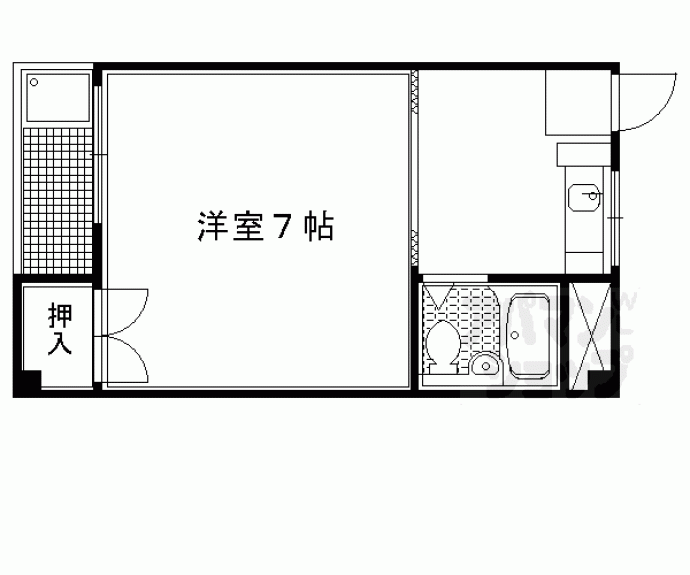 【シティハイツ百万遍】間取