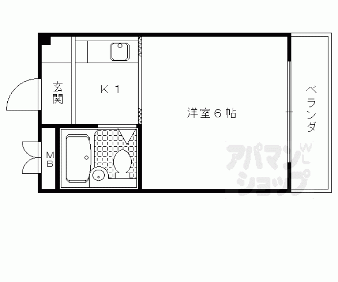【シティハイツ百万遍】間取
