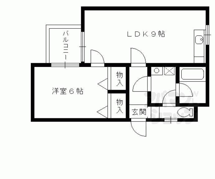 【ルミエール出町柳】間取