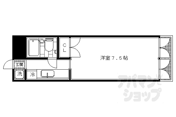 【ジュネスIN京都】間取