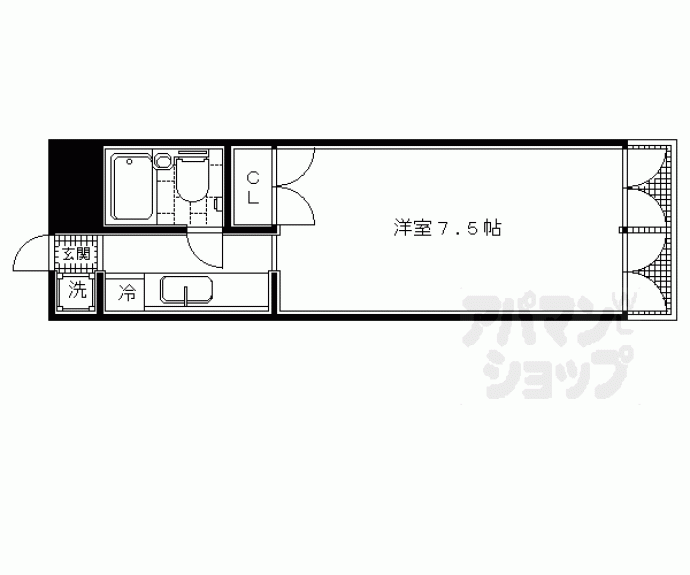 【ジュネスＩＮ京都】間取