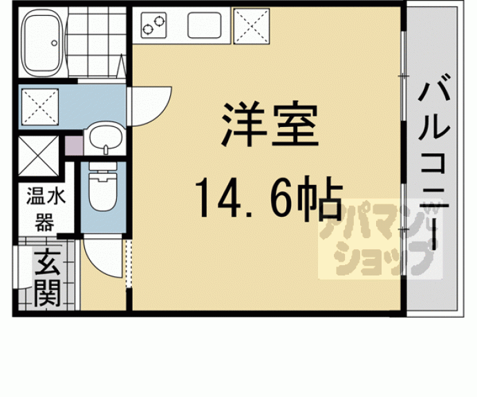 【百万遍ハイツ】間取