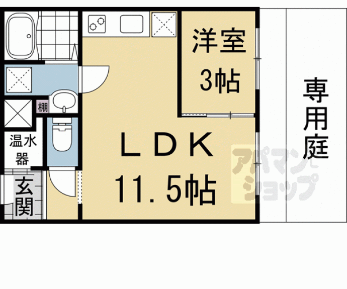 【百万遍ハイツ】間取