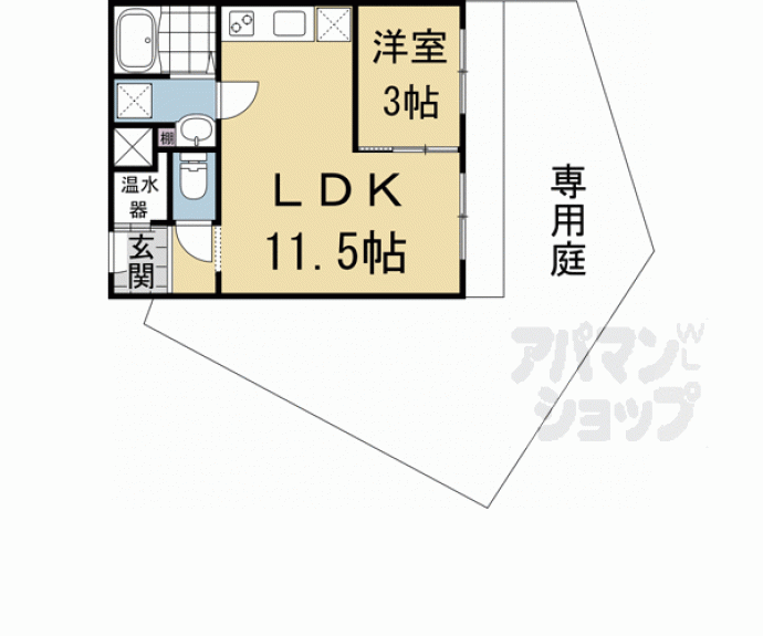 【百万遍ハイツ】間取