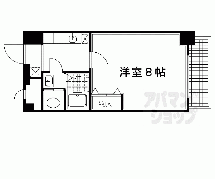 【エスクレア出町柳】間取