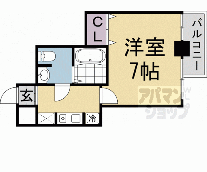【エスクレア出町柳】間取