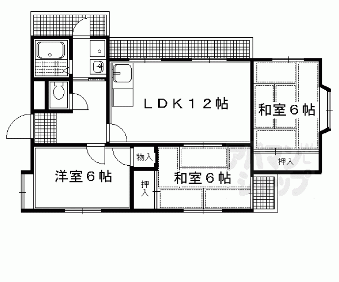 【グレーシー北白川】間取