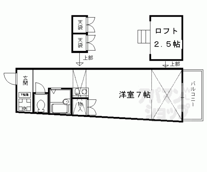 【キャッスル21】間取