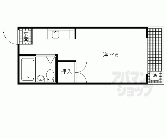 【メゾンＫＵＲＩＵ】間取