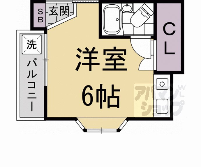 【銀閣寺ハイム】間取