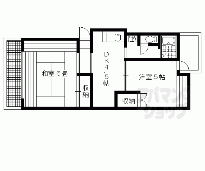 【アビタ北白川】間取
