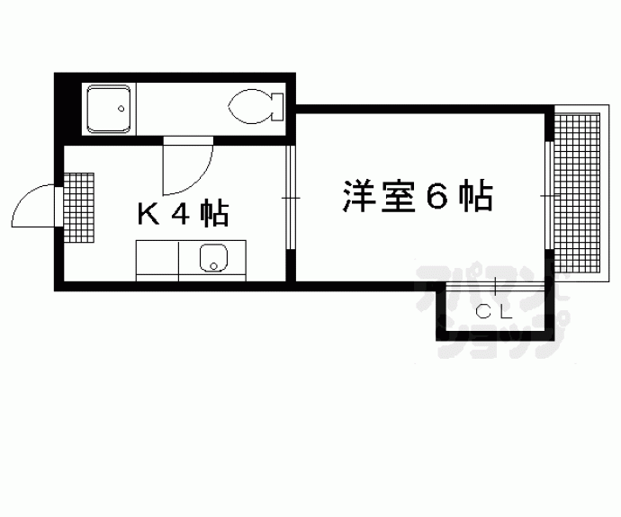 【銀閣寺ハウス】間取