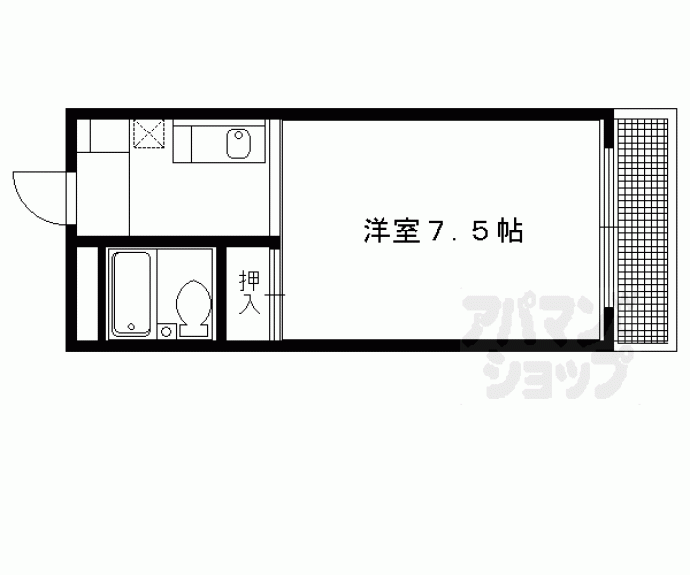 【ハイム浄土寺８０】間取