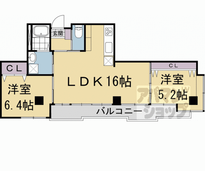 【セラヴィー１１９】間取