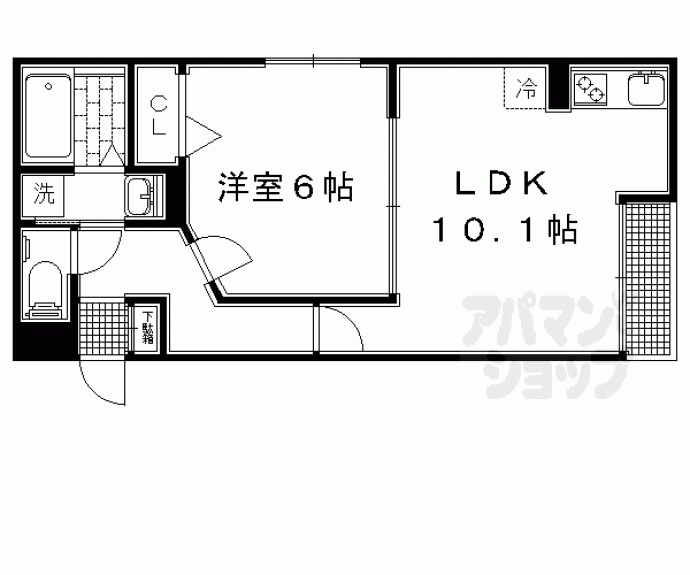 【レジデンス北白川】間取