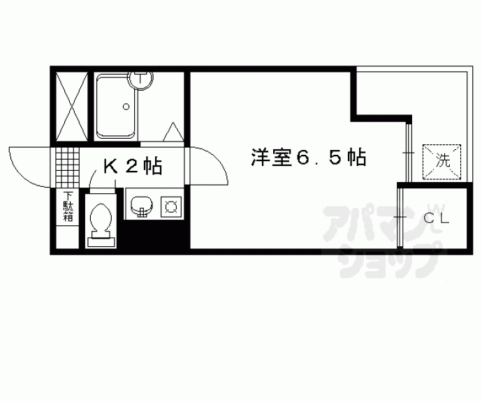 【ヴィラ六基】間取