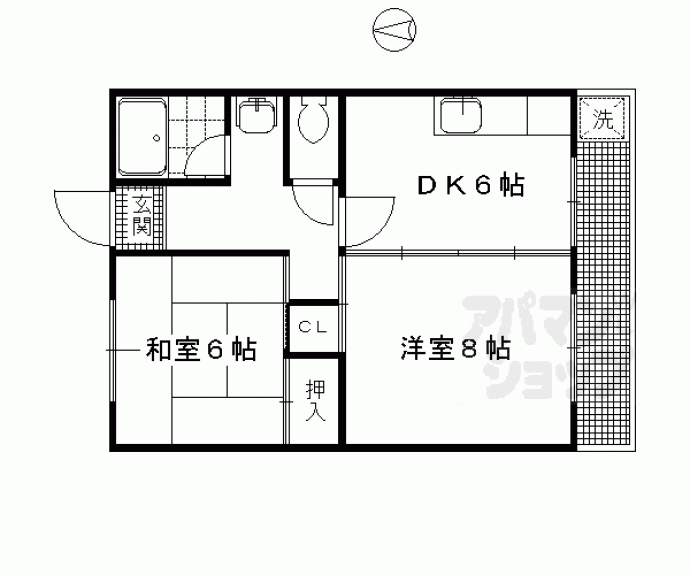 【コーポラス吉田】間取