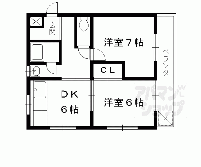【コーポラス吉田】間取