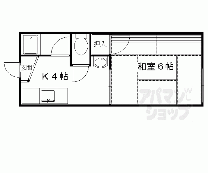 【聖護院ハイツ】間取
