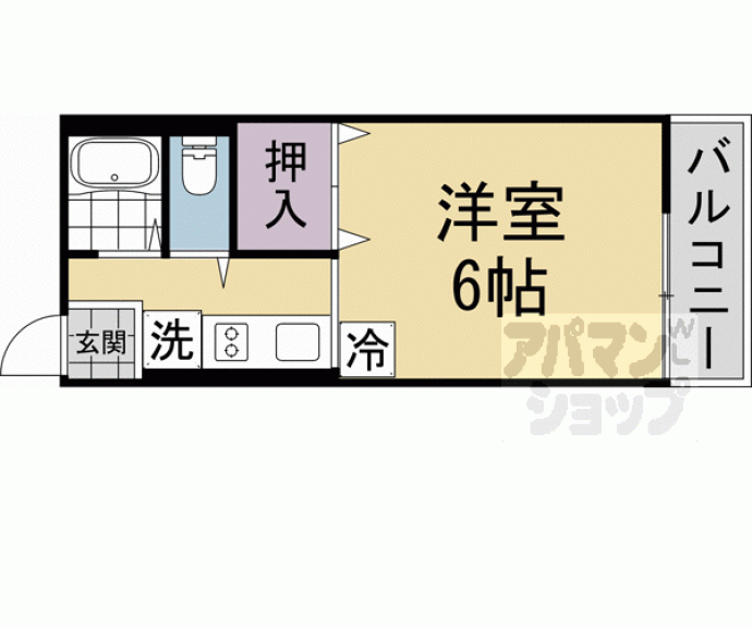 【ハイツタウン聖護院】間取