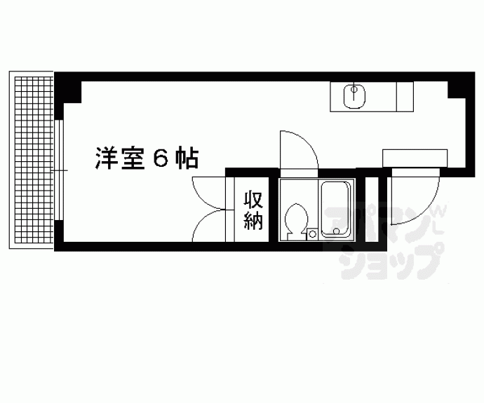 【アメニティ聖護院】間取