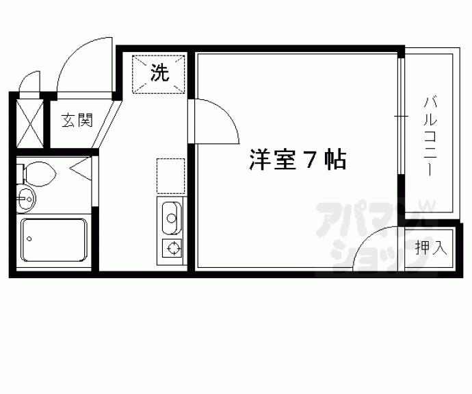 【メゾン・ド・白川】間取