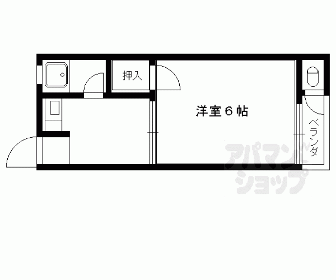 【白川ハイツ】間取