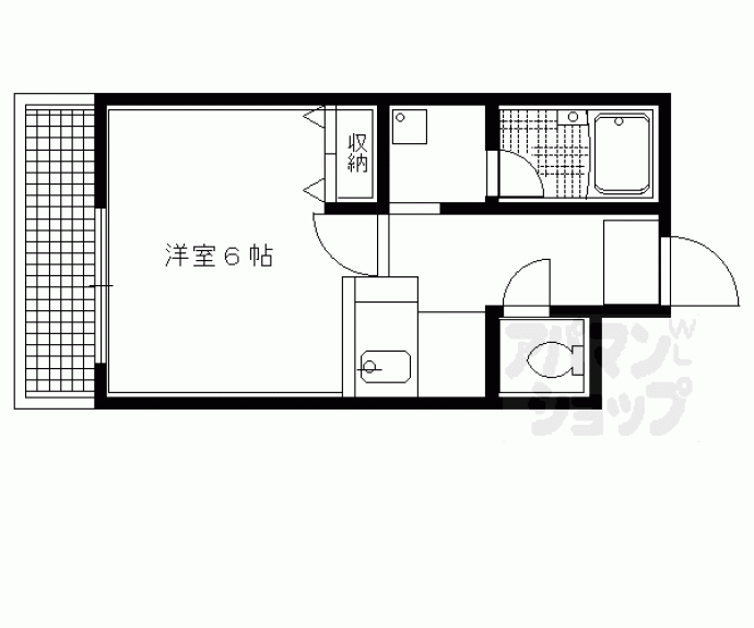 【アビーロード北白川】間取