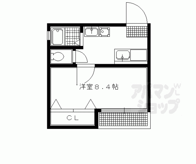 【シエル北白川】間取