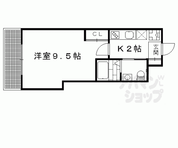 【シエルコート北白川】間取