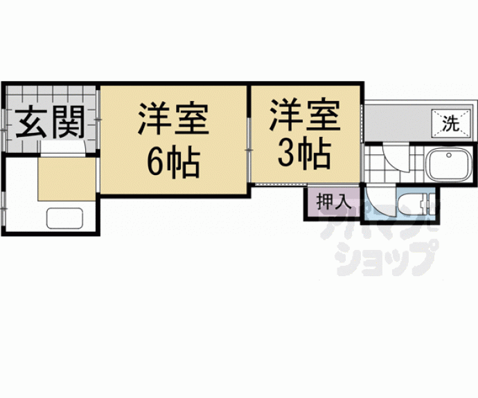 【泉川町アパート】間取