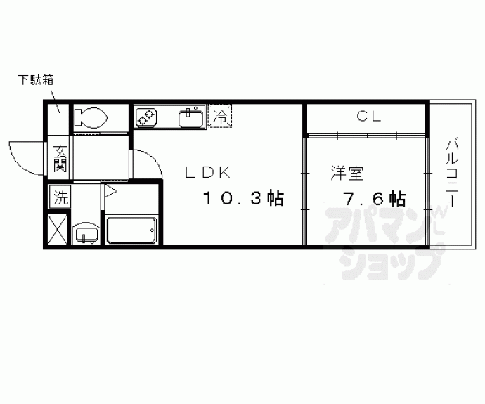 【ＳＩＬＫ　ＨＯＵＳＥとなみ　２号館】間取