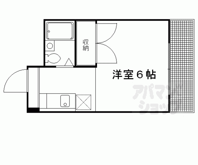 【ラ・フォンテ御所西】間取