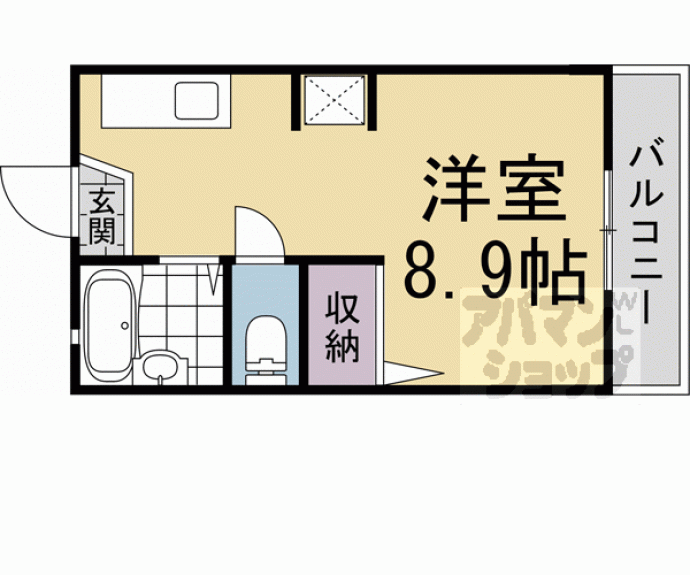 【フレグランス岡】間取