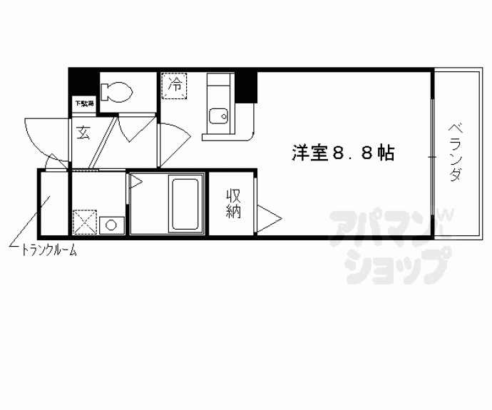 【レジデンスAYU】間取