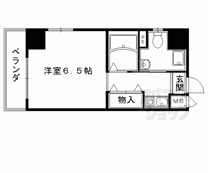 【プレジール西院】間取