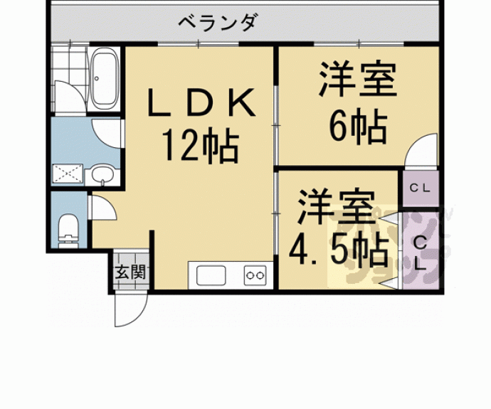 【シャトーイトー】間取