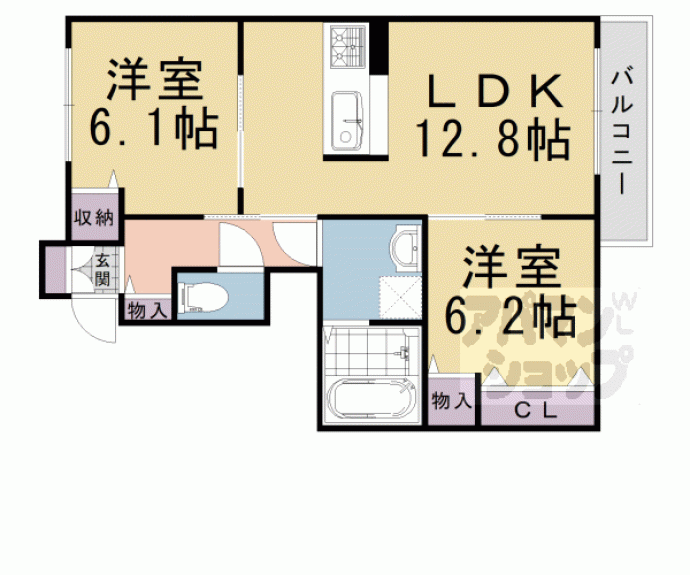 【メゾンボヌール】間取