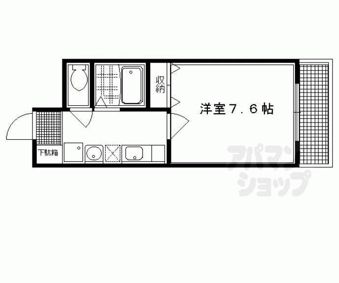 【シティコート丸太町】間取
