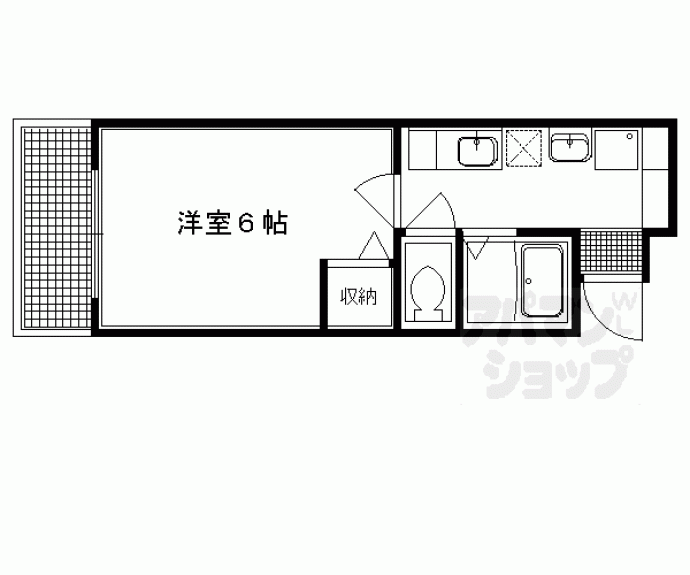 【シティコート丸太町】間取