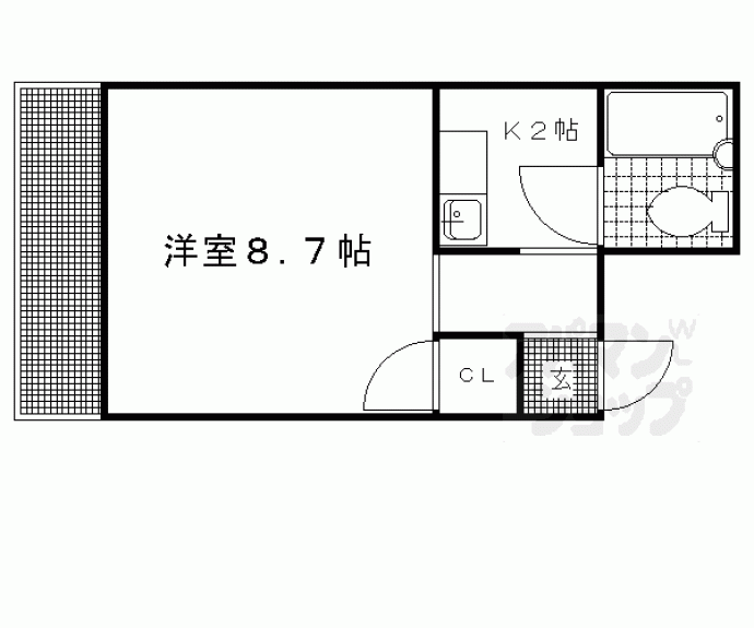 【べレビューハウス北白川】間取