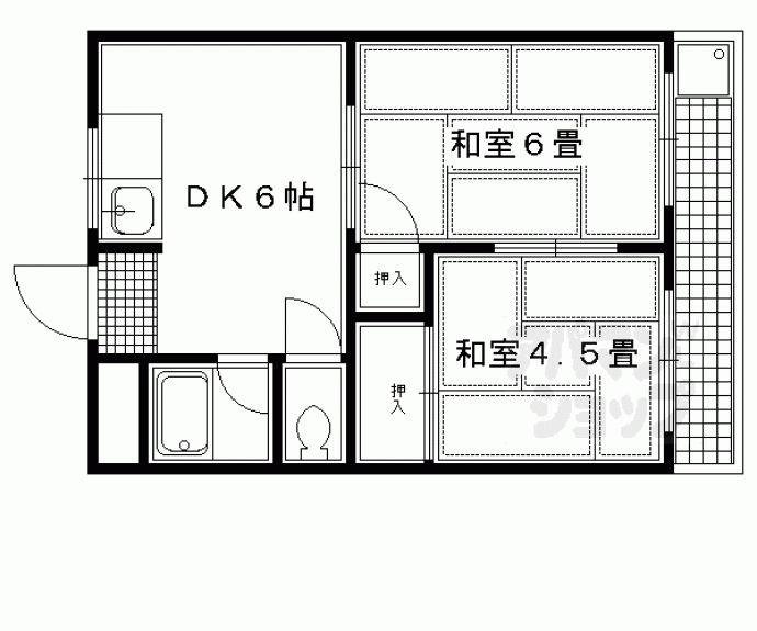 【ハイツアルメリア】間取