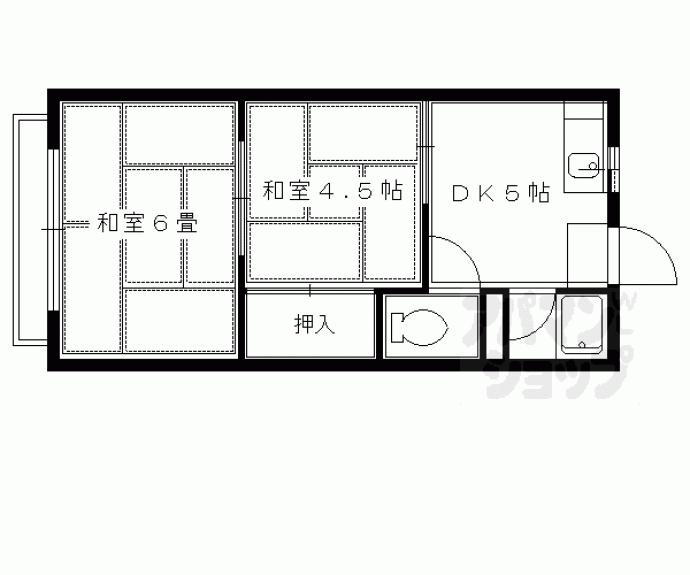 【叡和ハイツ】間取