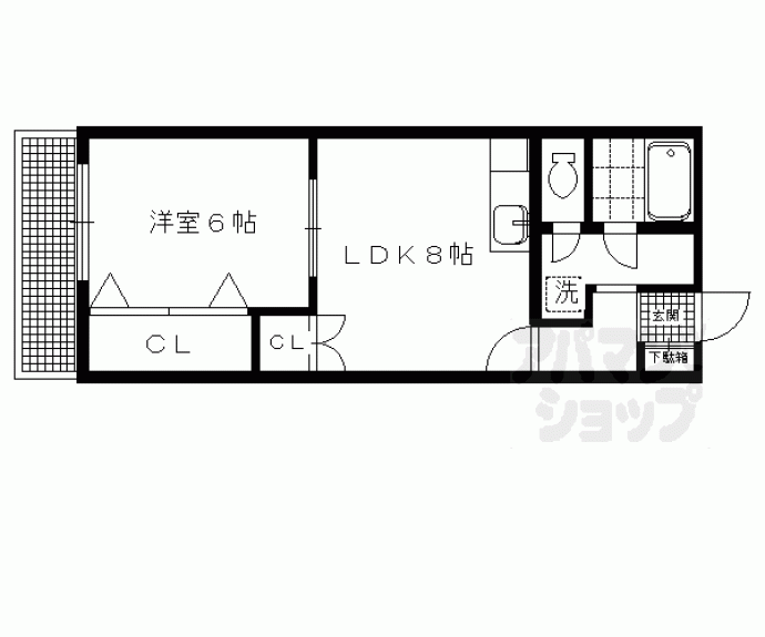 【グランディール下鴨】間取