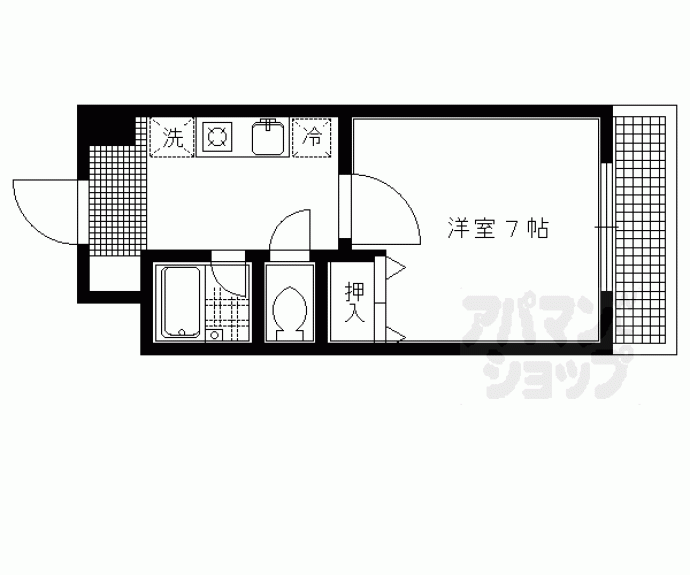 【ヴェール一乗寺】間取