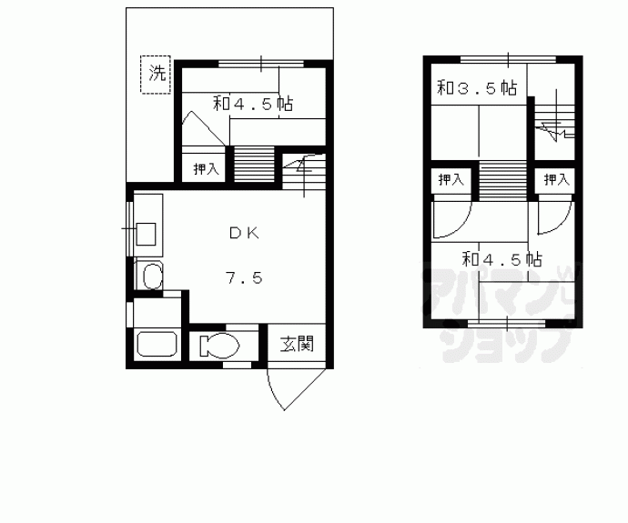 【岩倉長谷町テラス】間取