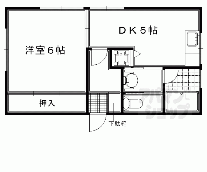 【プルーリオン下鴨】間取