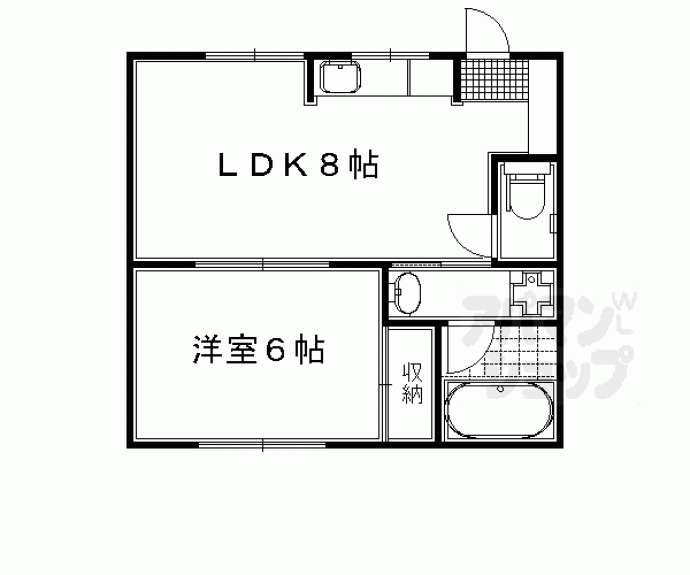 【プルーリオン下鴨】間取