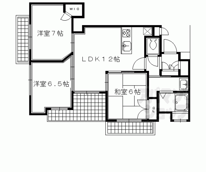 【アーバニス今出川緑彩通】間取